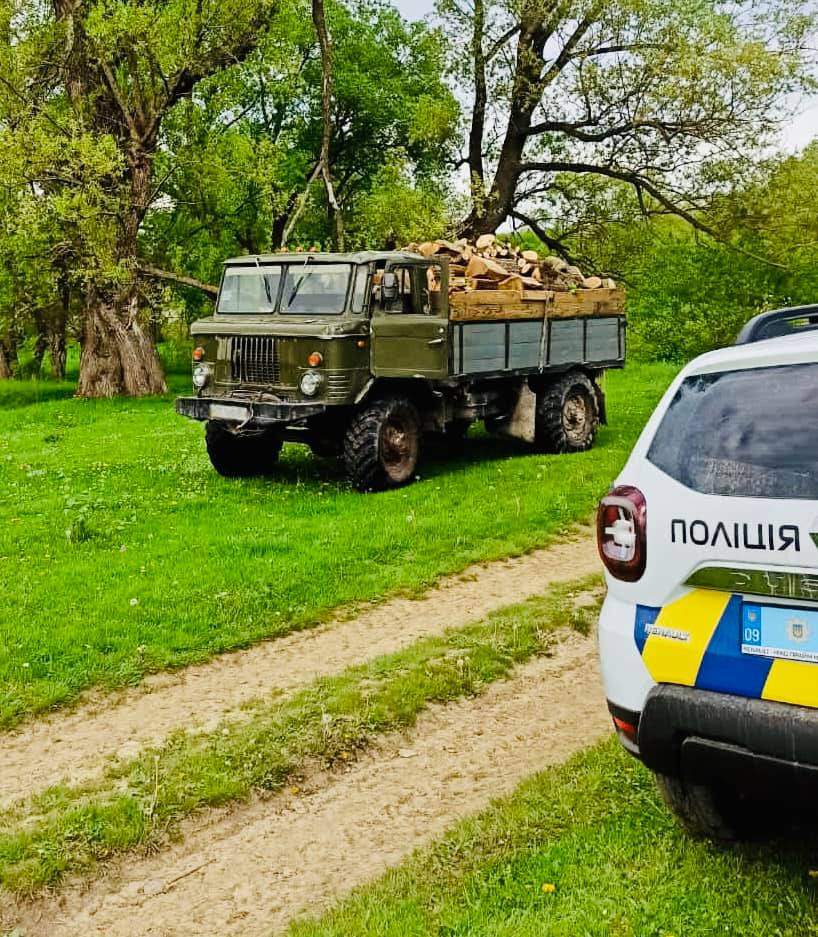  На Прикарпатті правоохоронці затримали водіїв, які перевозили незаконно зрубану деревину (ФОТО)