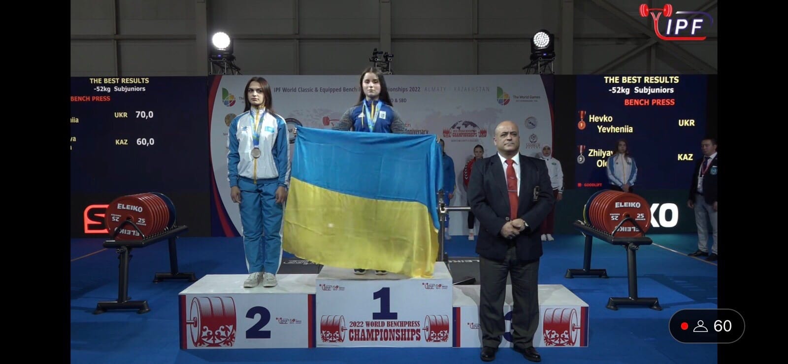 Спортсменка з Городенки стала чемпіонкою світу з класичного жиму лежачи (ФОТОФАКТ)