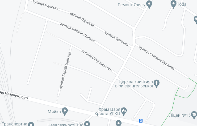Google оновив назви вулиць в Івано-Франківську, але заплутався у їх перейменуваннях