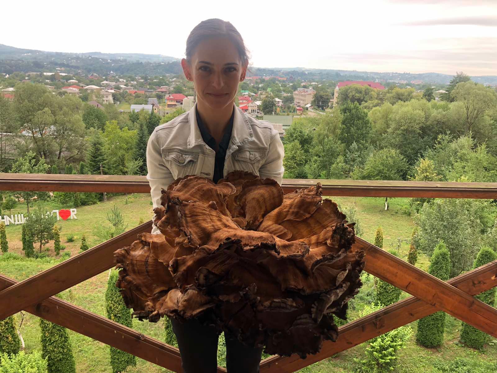 У лісі на Прикарпатті знайшли семикілограмовий гриб (ФОТО)