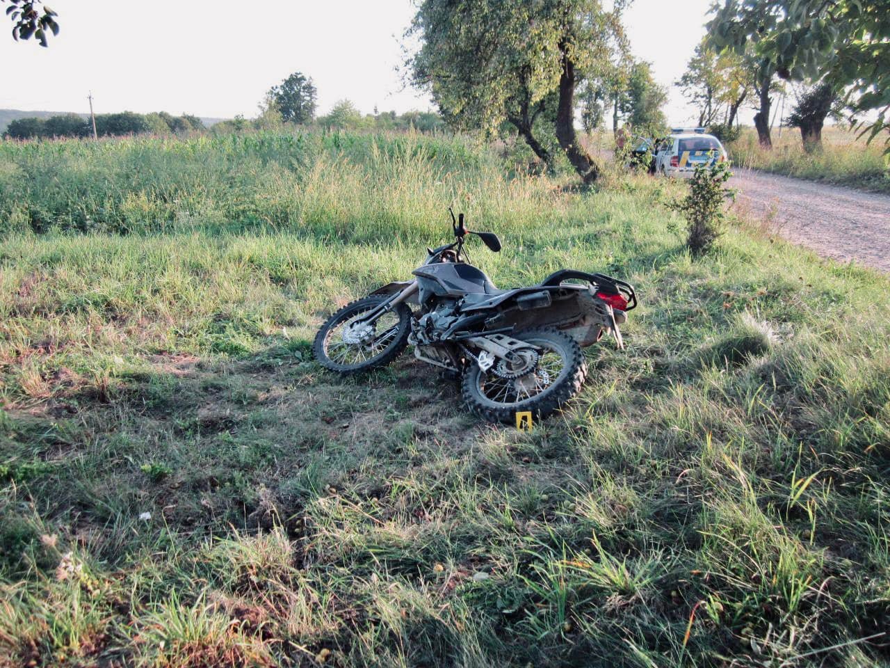 На Франківщині неповнолітній мотоцикліст заїхав у дерево – він помер у лікарні (ФОТО)