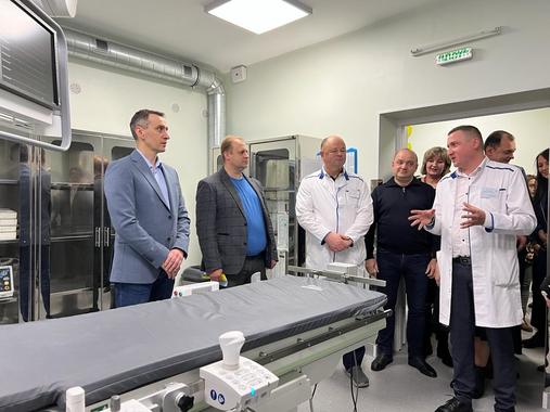 Міністр Ляшко відкрив відділення інтервенційної кардіології у Калуській ЦРЛ