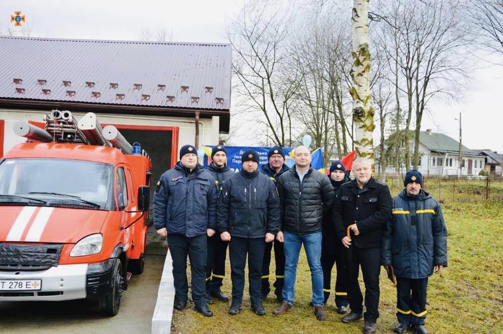 Десята добровільна пожежна команда запрацювала на Прикарпатті (ФОТО)