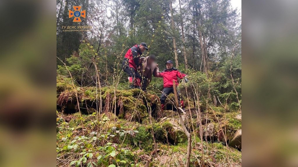 На Прикарпатті рятувальники розшукали заблукалу у лісі жінку (ФОТО)