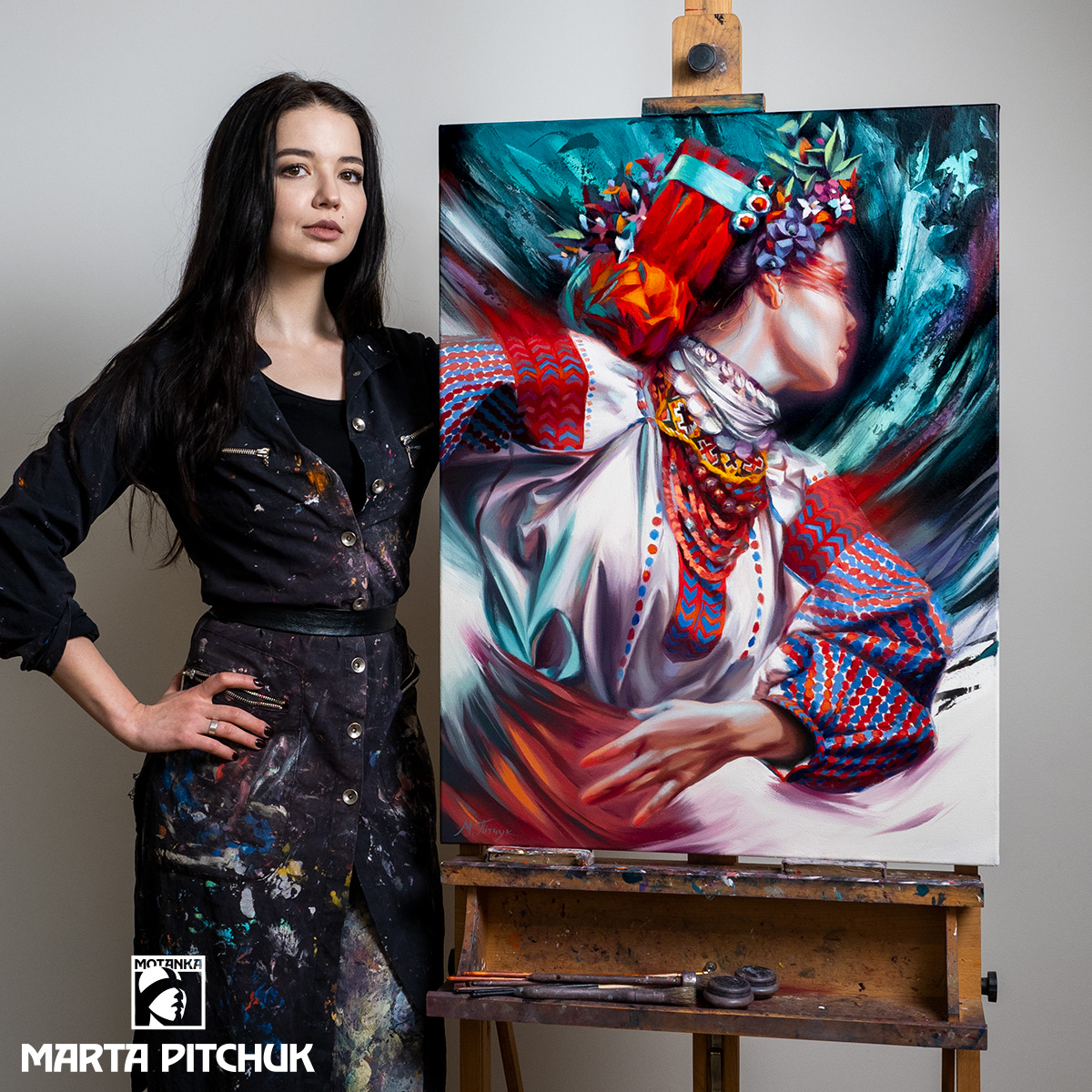 Франківська художниця продала свою картину за 430 тисяч грн, щоб допомогти “Азову”
