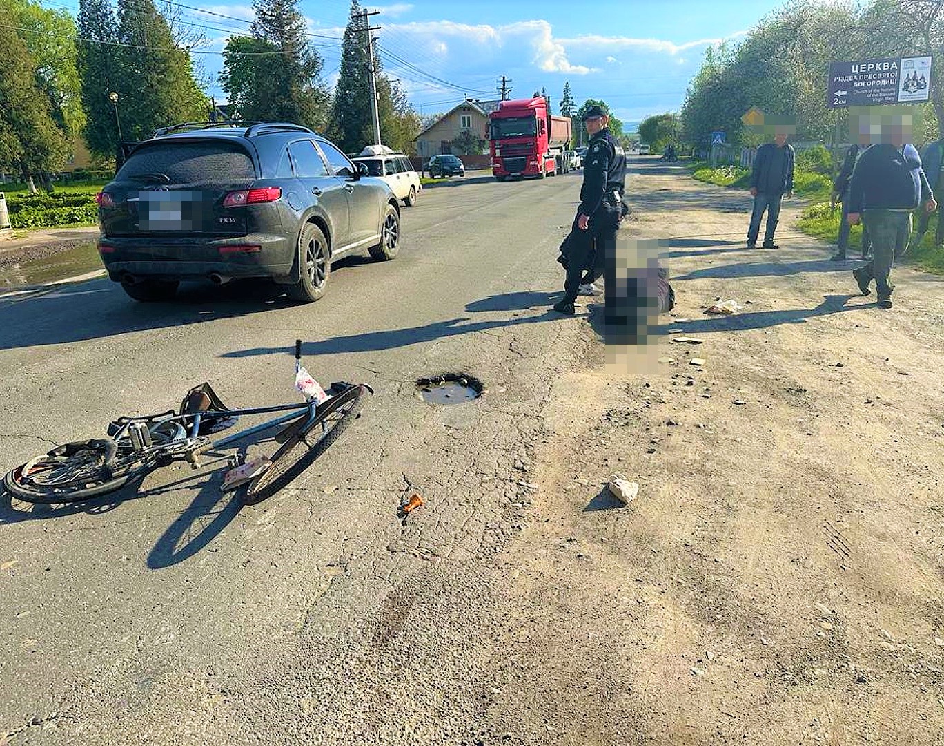 На Коломийщині водій “під кайфом” збив велосипедиста (ФОТО)