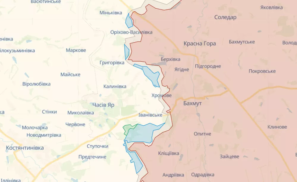 Українські військові в районі Бахмута подекуди просунулися ще на 200-400 метрів — ЗСУ