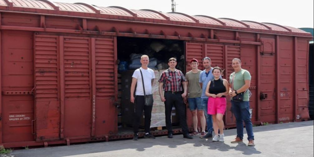 Калуська громада відправила вагон гуманітарної допомоги на Херсонщину (ФОТО)