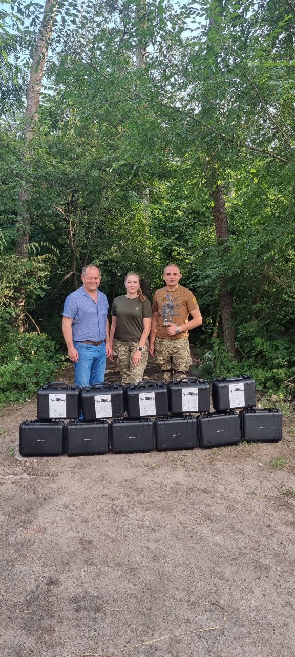 Коломийська громада придбала “Едельвейсу” 11 дронів (ФОТОФАКТ)