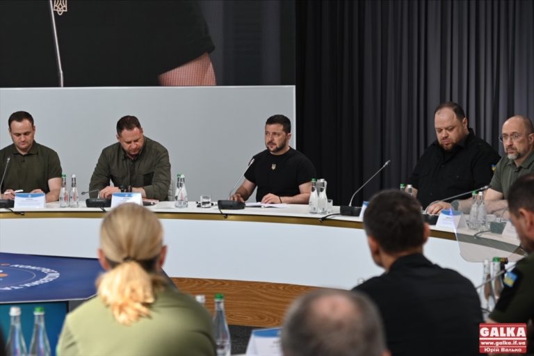 Зеленський та керівництво держави в Івано-Франківську (ФОТО, ВІДЕО)