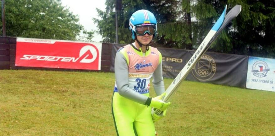 Прикарпатський стрибун з трампліна Євген Марусяк став срібним призером турніру в Чехії
