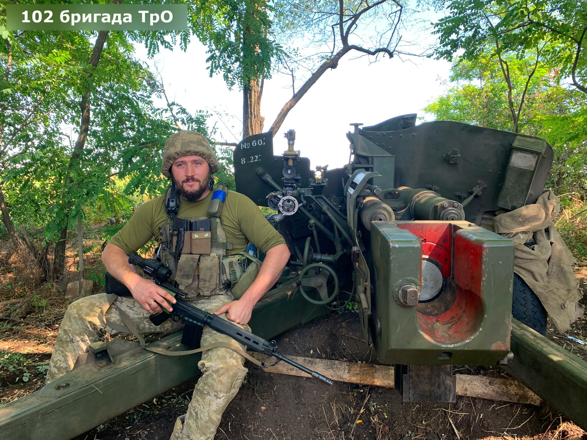 Прикарпатець на позивний «Гуцул» воює з перших днів: був кулеметником, тепер – на гарматі «Рапірі»