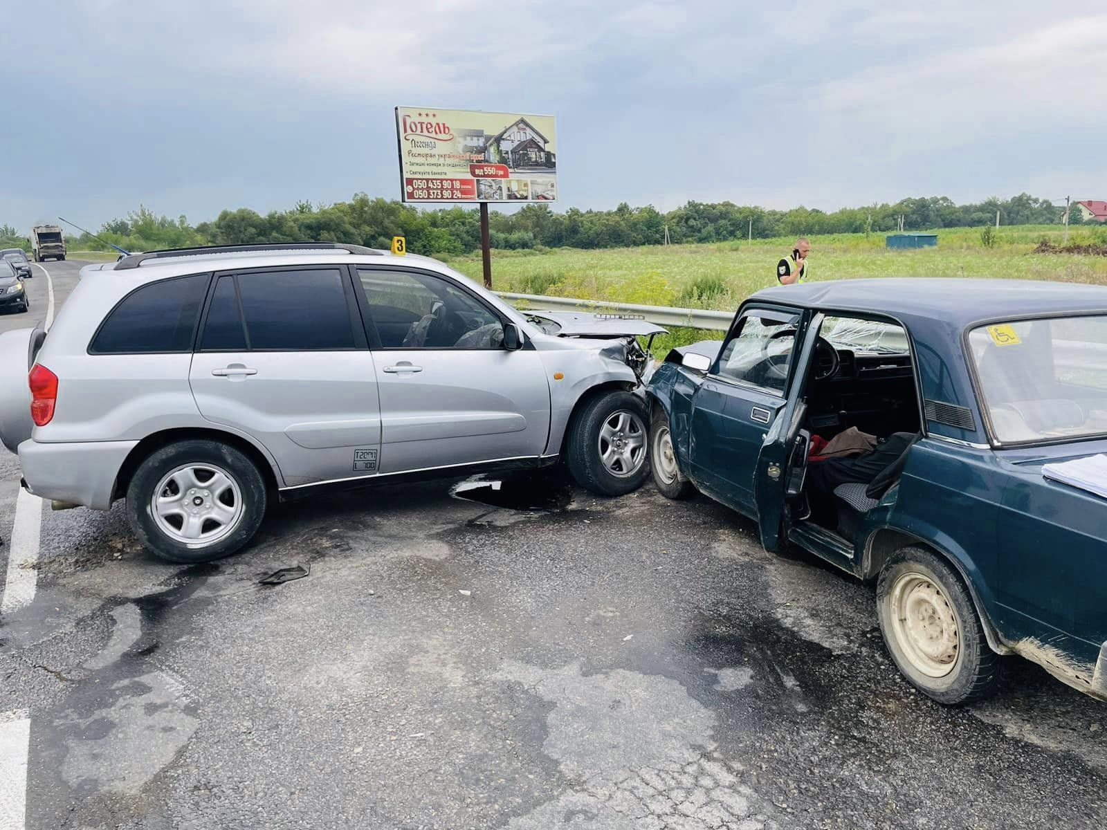 У Лисецькій громаді в ДТП травмувалися троє людей (ФОТО)