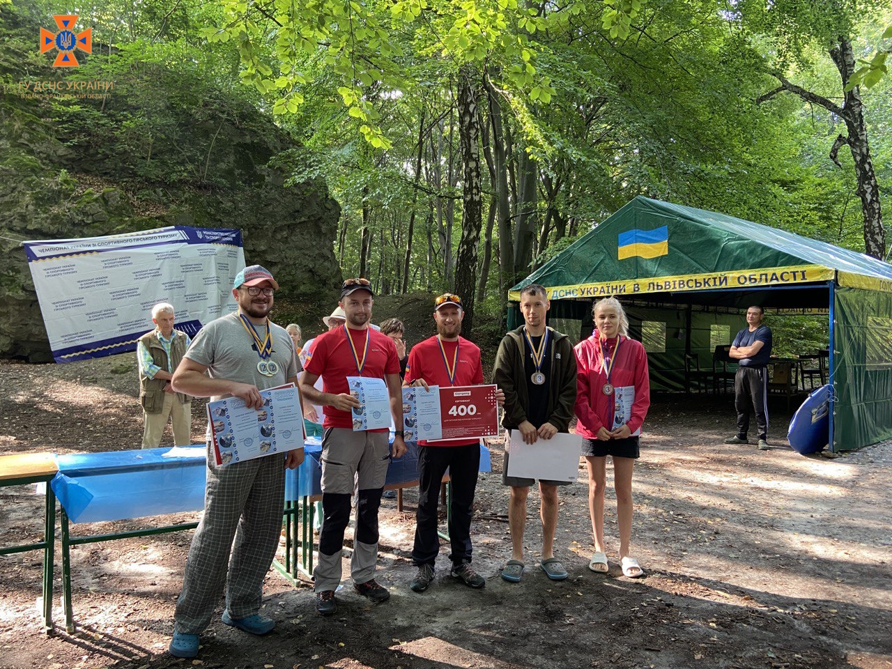 Прикарпатські рятувальники-призери на Чемпіонаті України з спортивного і гірського туризму (ФОТО)