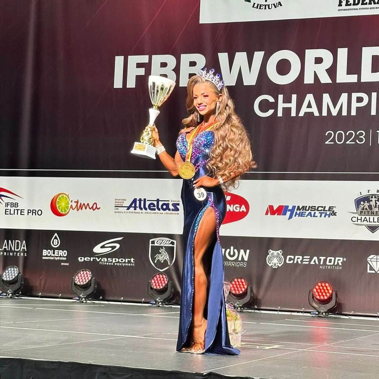 Чемпіонкою світу з бодибілдингу стала коломиянка Анастасія Ілюк (ФОТО)