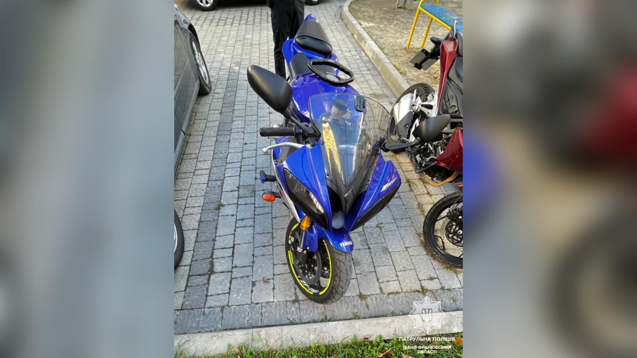 Поліціянти знайшли на Довженка мотоцикл, який є у міжнародному розшуку (ФОТО)