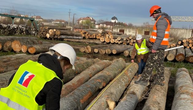 Агенти УЕБ проконтролювали передачу реалізованої необробленої деревини новому власнику на Івано-Франківщині