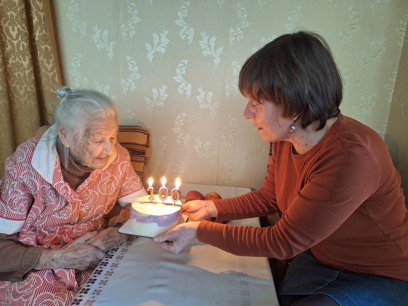 100-літній ювілей відзначила жителька Прикарпаття Оксана Горбова (ФОТО)