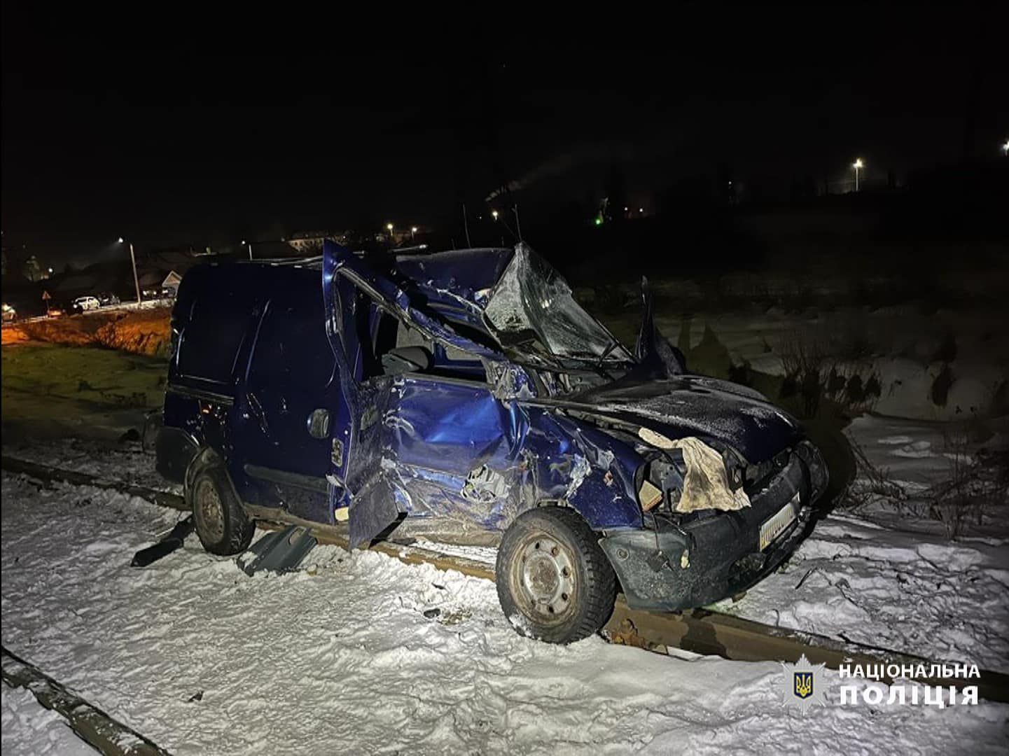 У лікарні помер водій машини, яка на околиці Франківська потрапила під поїзд (ФОТО)