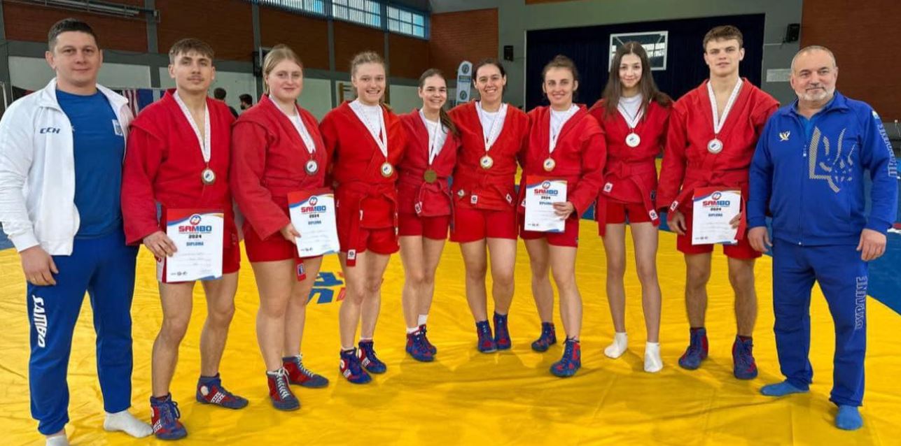 Прикарпатські спортсмени вибороли вісім медалей на Кубку світу з боротьби самбо