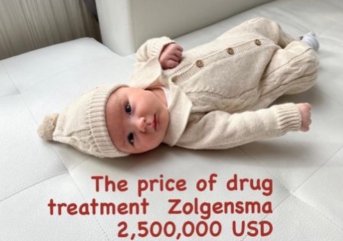 Двомісячній Вікторії Гурак з Франківщини, в якої важке генетичне захворювання, збирають $2,5 млн