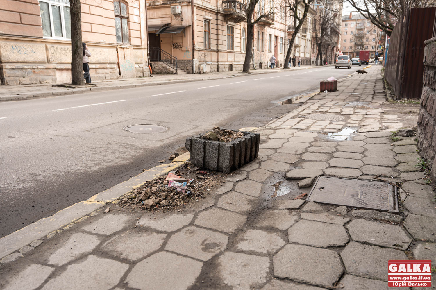 За понад мільйон гривень планують відремонтувати тротуар на перехресті вулиць Побутової та Бандери