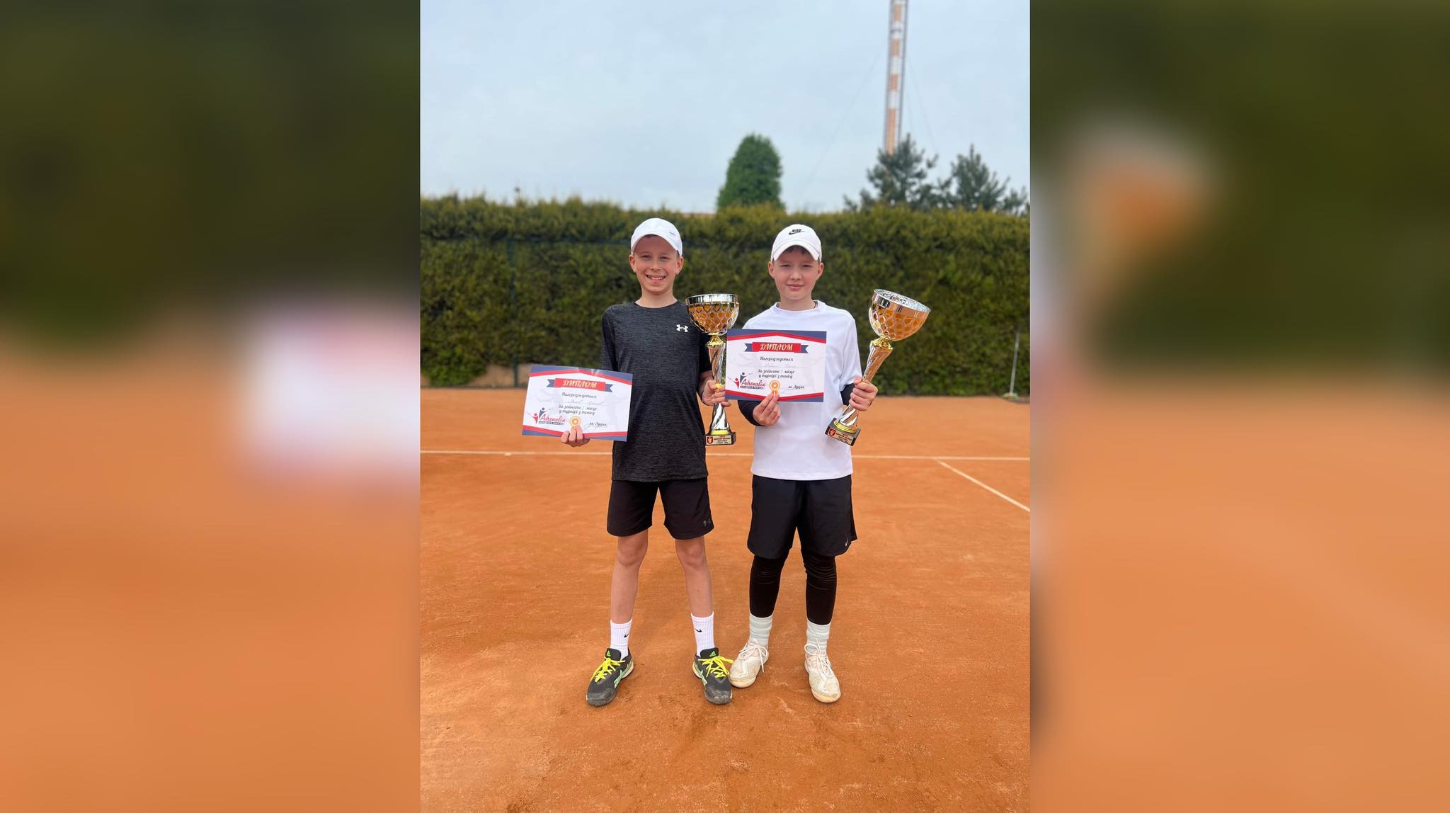 Франківець Данило Дубленич переміг у парному розряді тенісного турніру в Луцьку