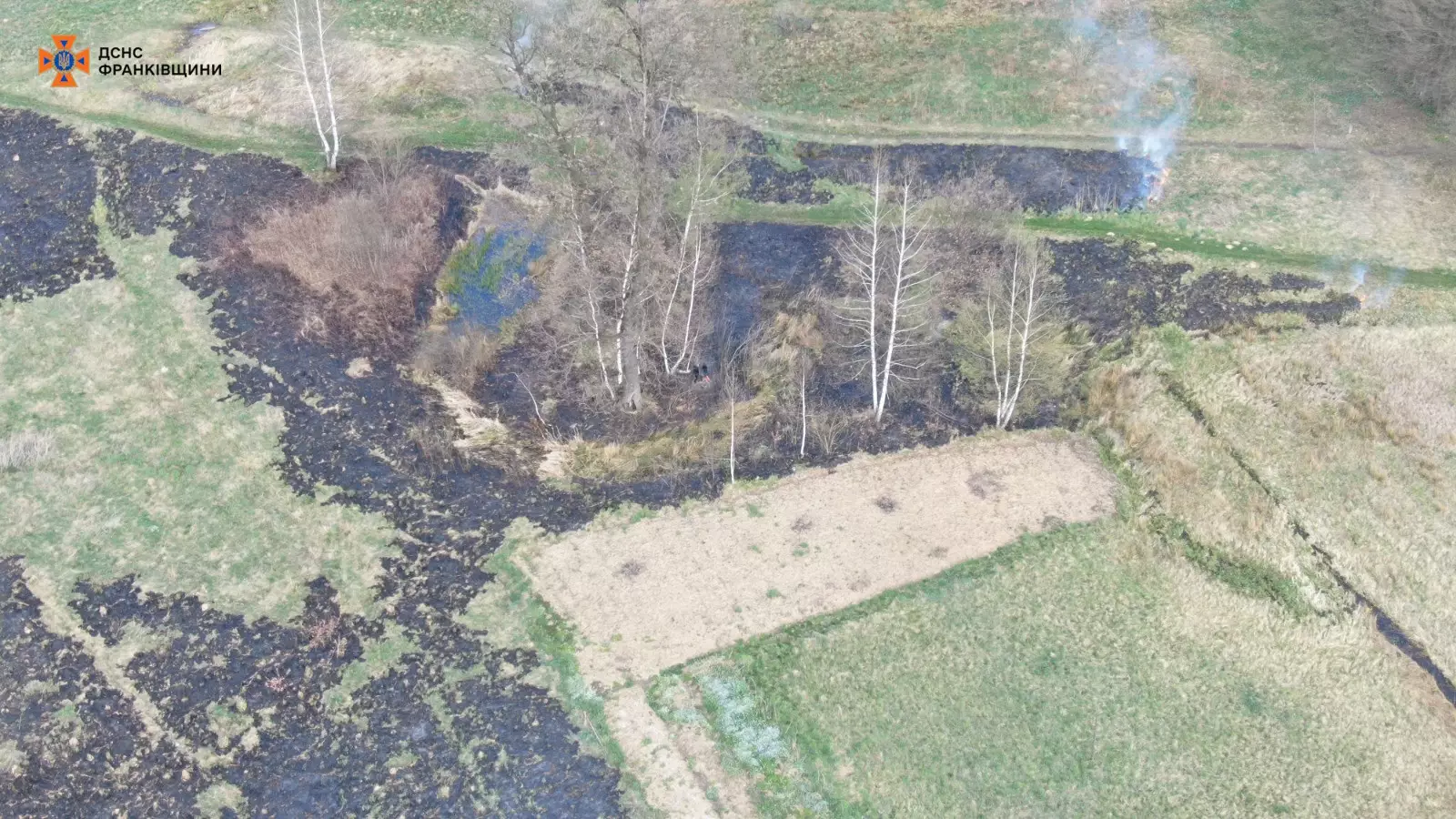 За добу прикарпатські рятувальники погасили 19 пожеж сухої трави
