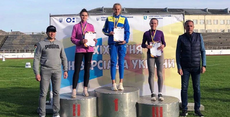 Студентка з Івано-Франківська посіла 3 місце в Універсіаді України з легкої атлетики