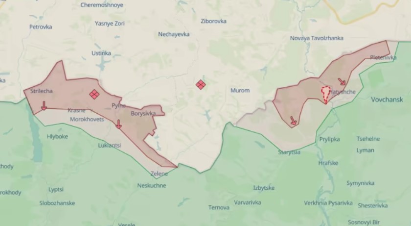 DeepState: росіяни окупували шість селищ на Харківщині