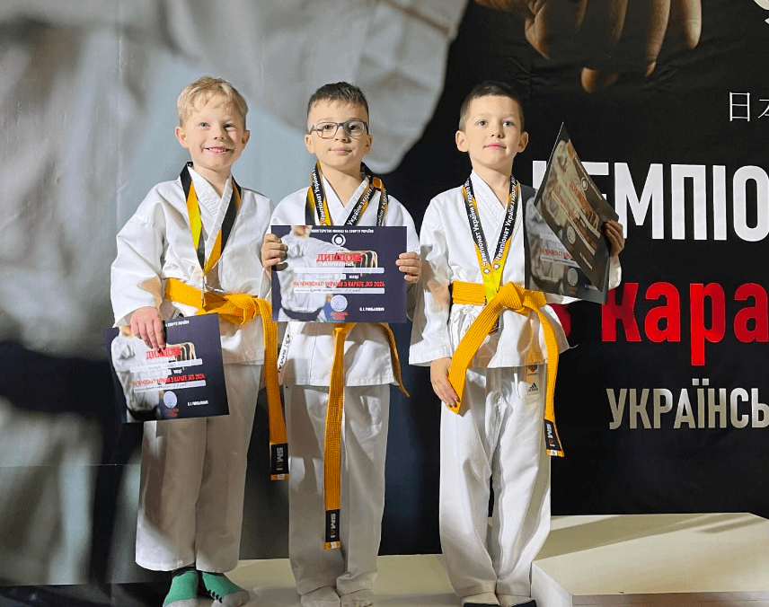 Юні франківці стали срібними призерами Чемпіонату України з карате