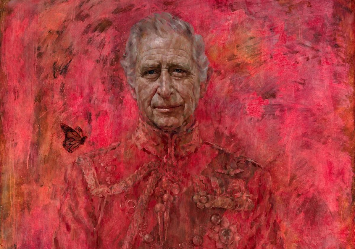 “Я думав, що це сатира”: Букінгемський палац представив дивний портрет короля Чарльза (ФОТО)