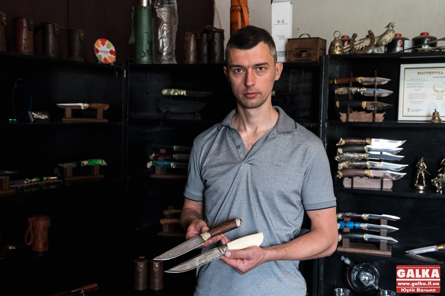 Майстер ножів з Донеччини Олексій Ровдо відновив свій бізнес у Коломиї (ФОТО)