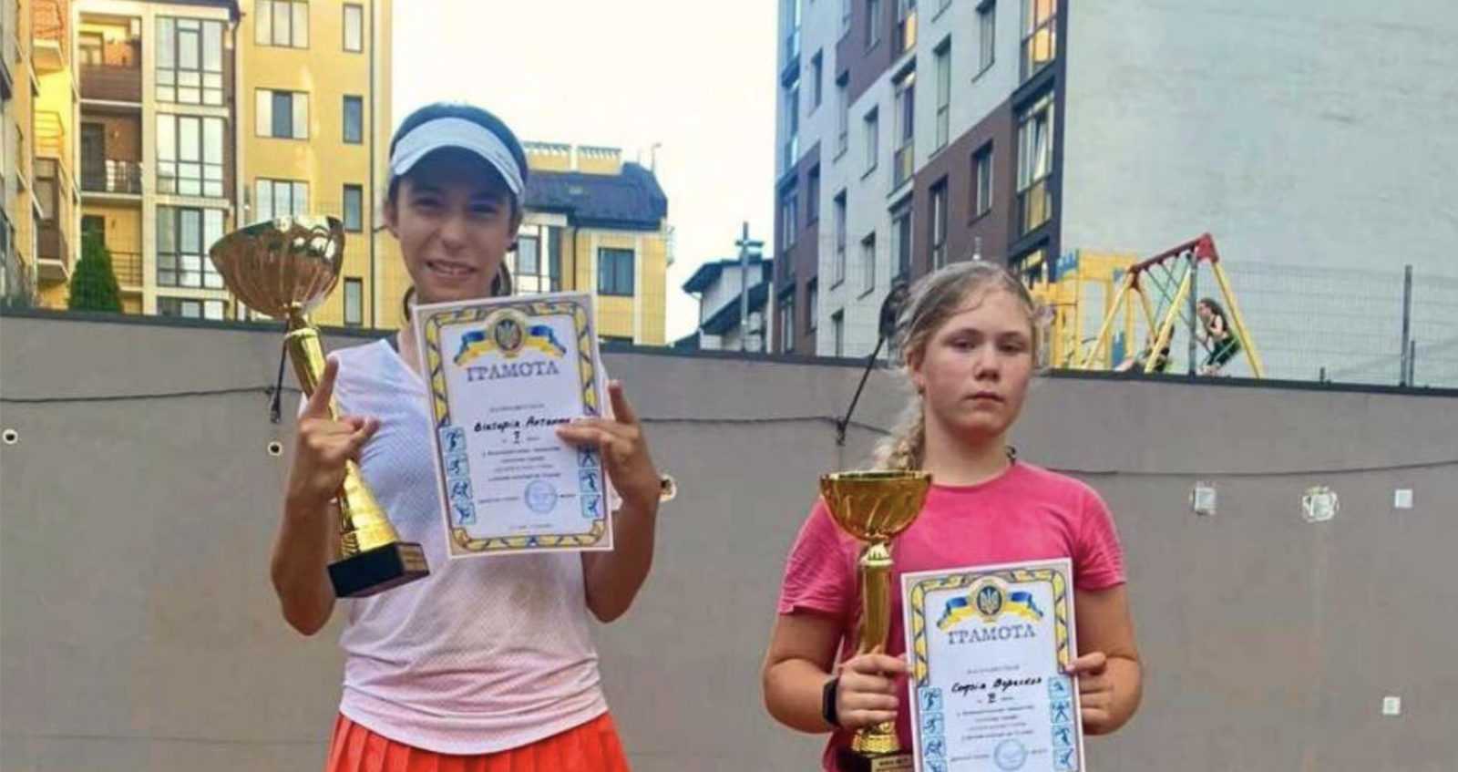 Франківська тенісистка Вікторія Антонюк – переможниця “Літнього кубка Стрия”