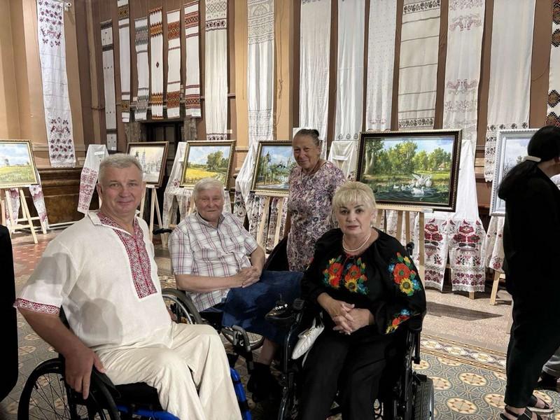 Надія Поламарчук на одному з заходів для людей з інвалідністю. Фото надала Надія Поламарчук