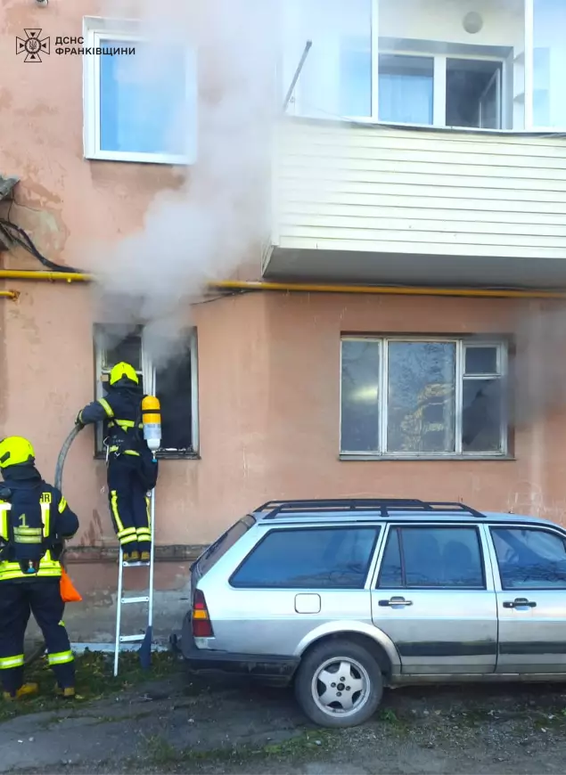 В Івано-Франківську горів чотириповерховий житловий будинок