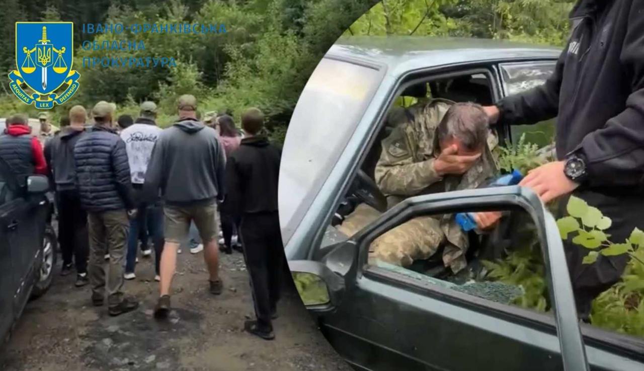 Судитимуть пʼятьох чоловіків, які побили військового на блокпості у Ворохті