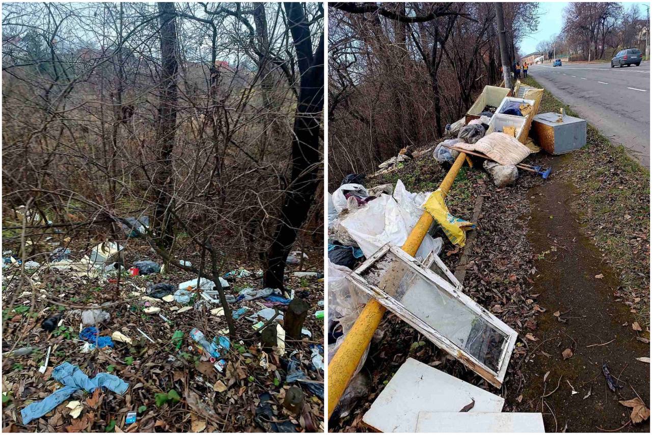 У середмісті Калуша виявили сміттєзвалище (ФОТО)