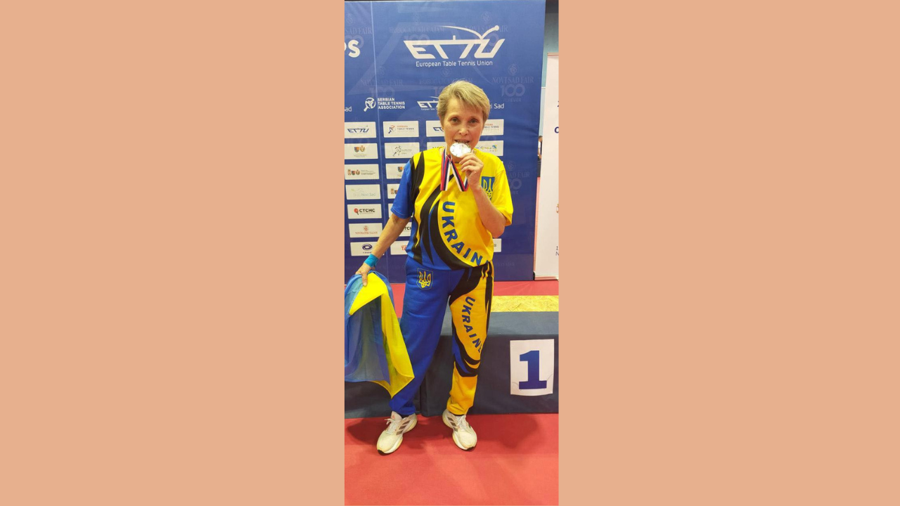 Прикарпатка Галина Єненко виборола “срібло” на Чемпіонаті Європи з настільного тенісу