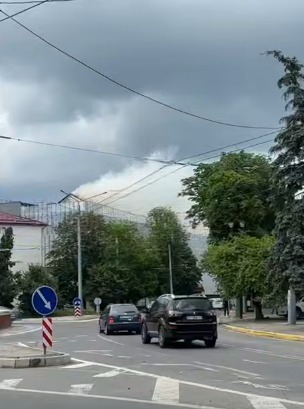В Івано-Франківську горіла “Панорама Plaza”