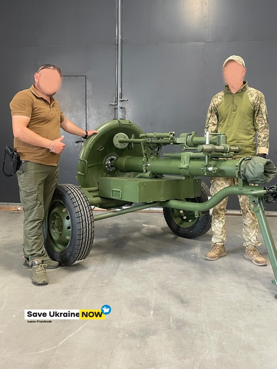 Івано-франківські волонтери вперше купили міномет для прикарпатського батальйону