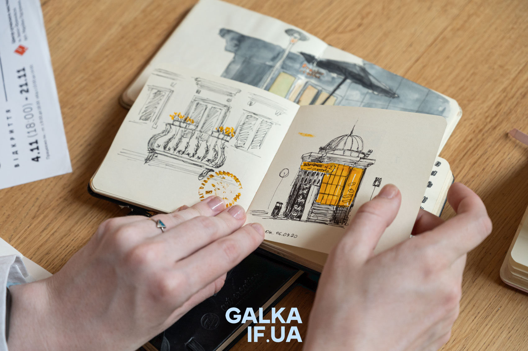 «Родина пов’язана кров’ю, а ми — маркерами»: як франківська спільнота Urban Sketchers малює, дружить і надихається містом (ФОТО)