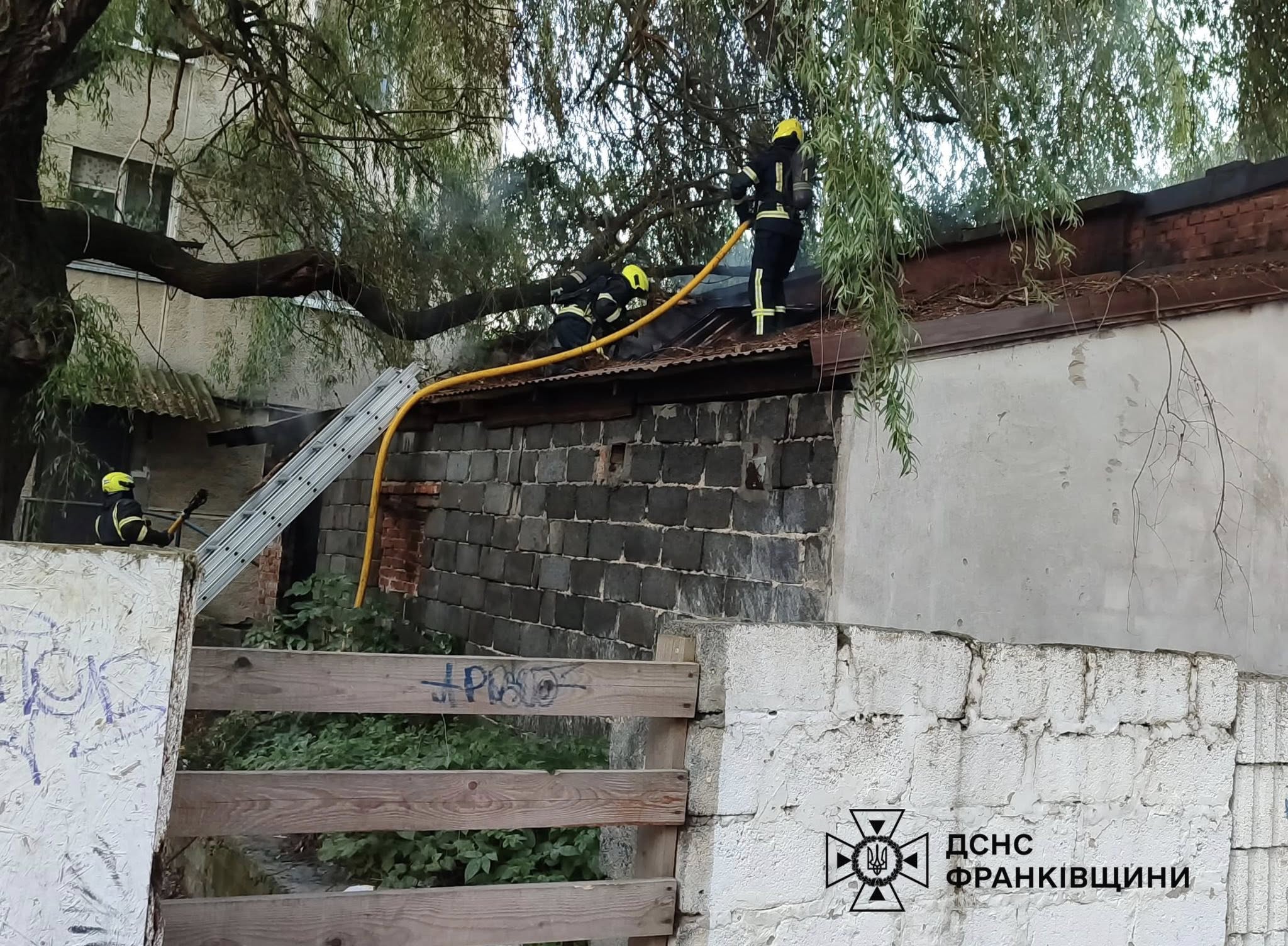 У Франківську палало відділення "Нової пошти"