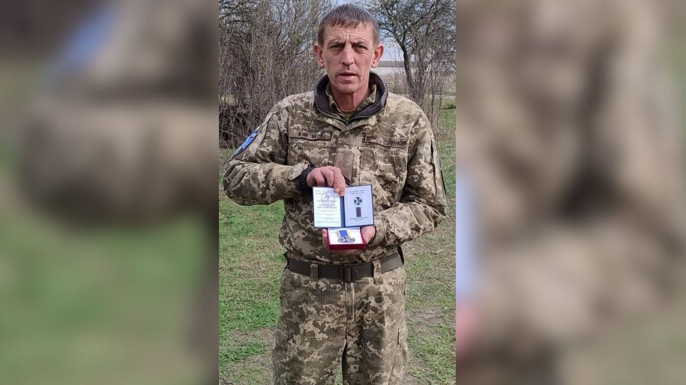 Воїна з Надвірнянщини Івана Половка нагородили “Хрестом Доблесті”