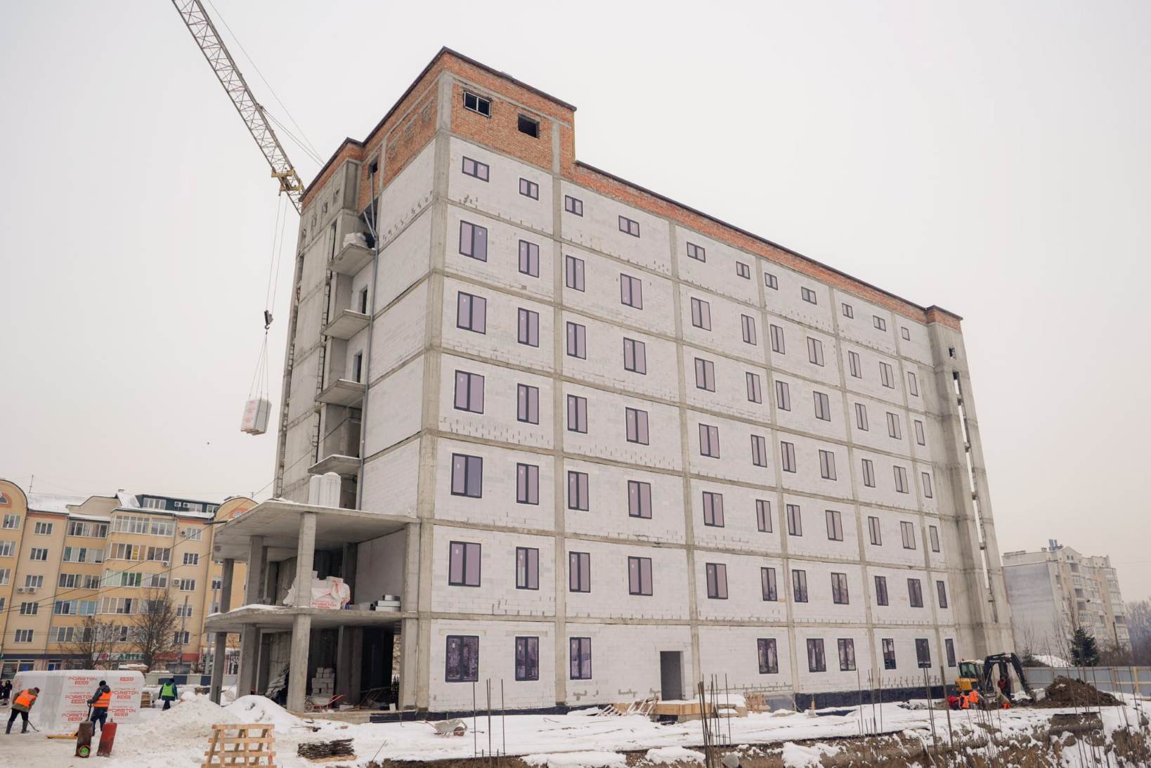 В ОДА показали, як триває будівництво регіонального центру реабілітації в Івано-Франківську (ФОТО)